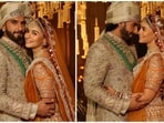 Ranveer Singh and Alia Bhatt are currently making headlines for their recent release Rocky Aur Rani Ki Prem Kahani which has received a good response from the audience. Designer Manish Malhotra recently shared photos of Alia's and Ranveer's ensembles from the wedding sequence of the film and fans cannot stop gushing over the snaps. (Instagram/@manishmalhotra05)