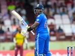 Suryakumar Yadav was back to his belligerent best as he scored 83 off 44 balls to lead India to a comprehnsive seven-wicket win agains the West Indies. India now trail the five-match series 2-1 and have kept themselves alive after losing the first two matches. (AFP)