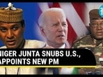 NIGER JUNTA SNUBS U.S., APPOINTS NEW PM