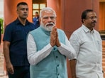 Prime Minister Narendra Modi chaired the Bharatiya Janata Party's (BJP) Parliamentary Party meeting ahead of the no-confidence debate scheduled in the Lower House of Parliament today, August 8.  (PTI)