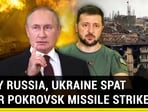 UGLY RUSSIA, UKRAINE SPAT OVER POKROVSK MISSILE STRIKE